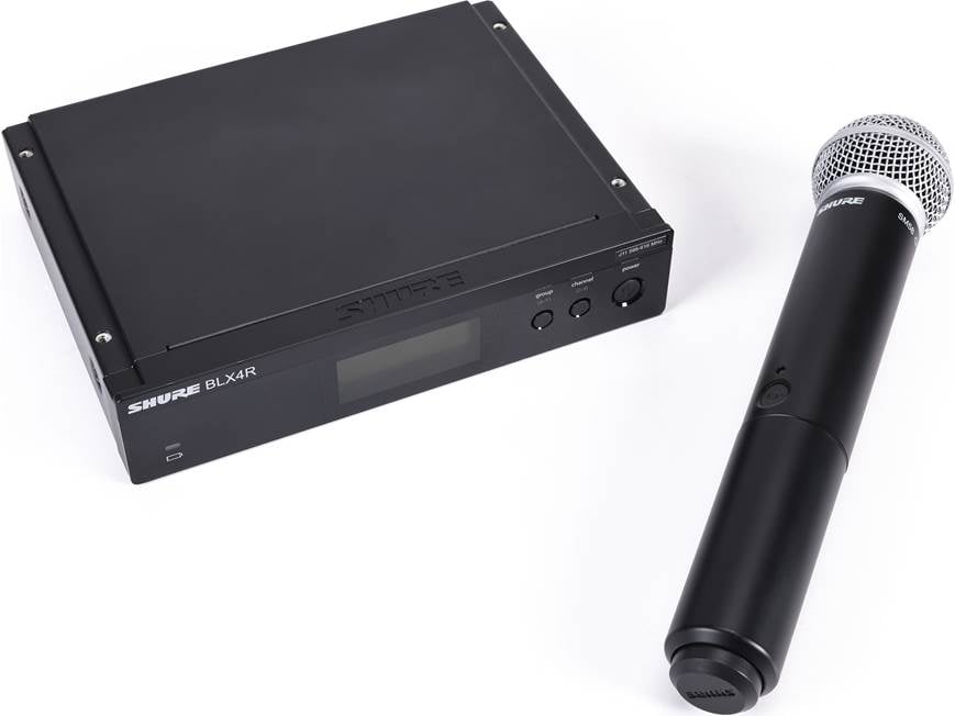 Shure BLX24R/SM58 (596 to 616 MHz, J11 Band) Handheld wireless