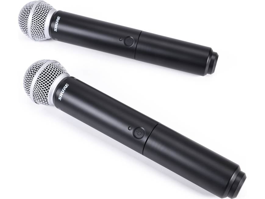 Shure BLX24/SM58 (596 to 616 MHz, Band J11) Handheld wireless