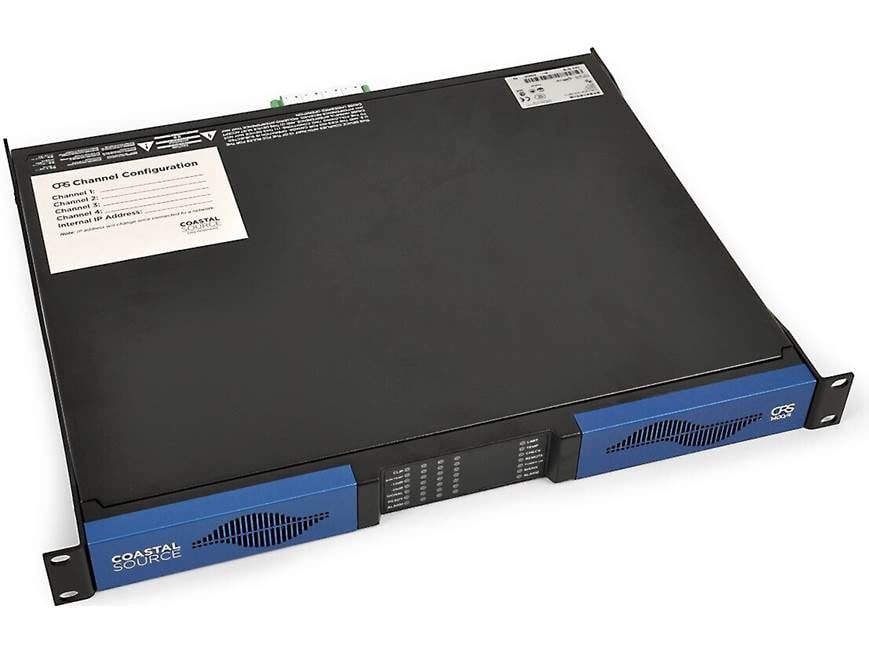 Coastal Source CRS2800/4 Rack-mountable 4-channel 2,800-watt power