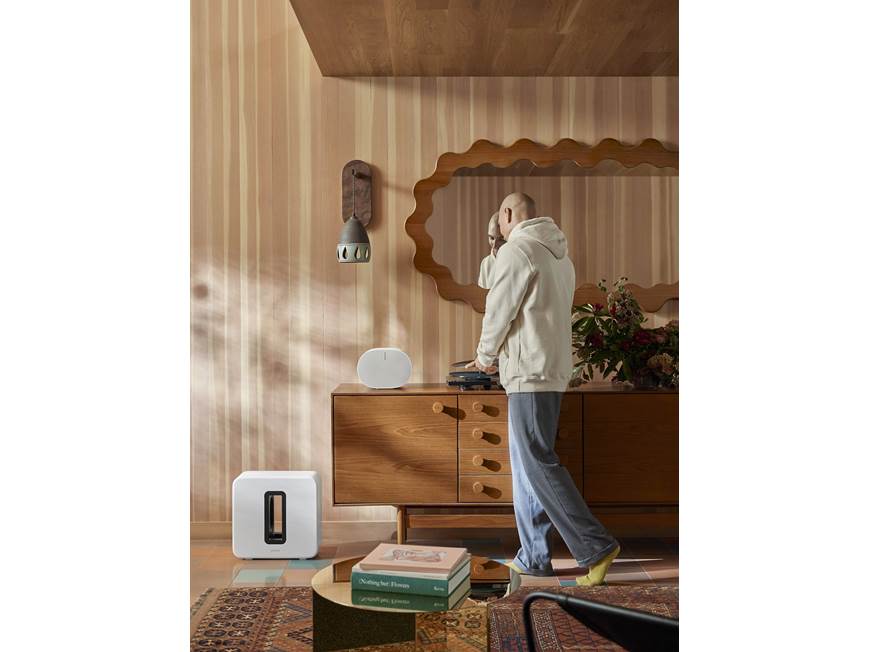 Sonos Sub 4 (White) Wireless subwoofer for compatible Sonos