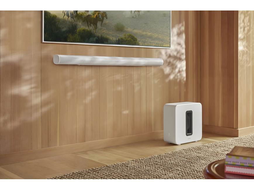 Sonos Sub 4 (White) Wireless subwoofer for compatible Sonos