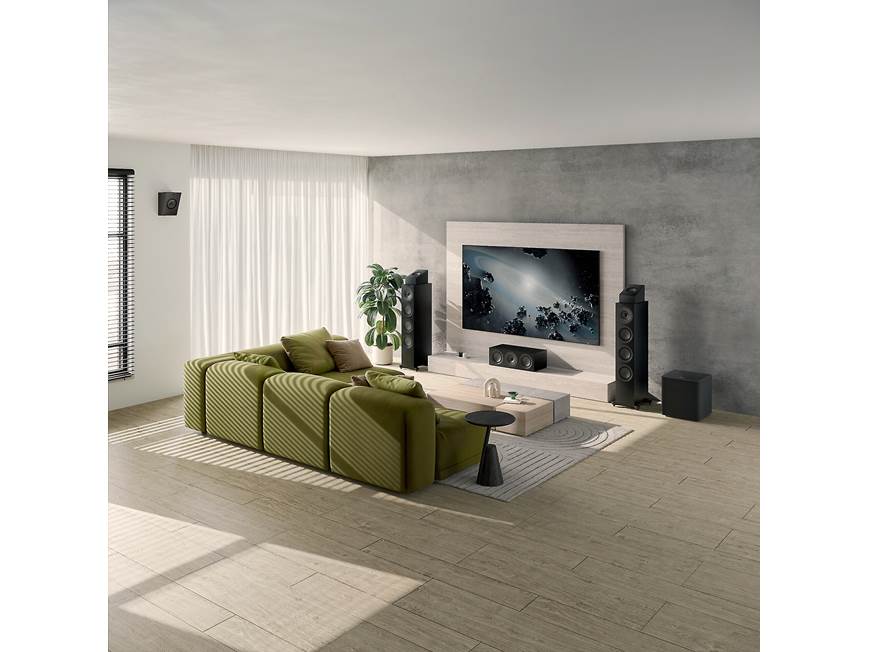 KEF Q6 Meta (Satin Black) Center channel speaker (Satin Black) at