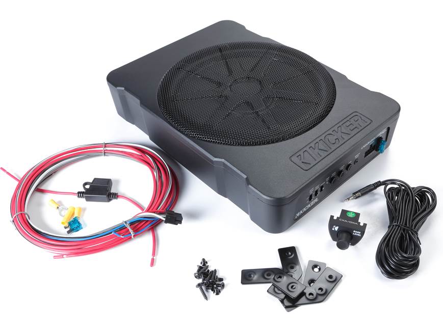 Kicker 51HS10 Hideaway™ compact powered subwoofer with 10