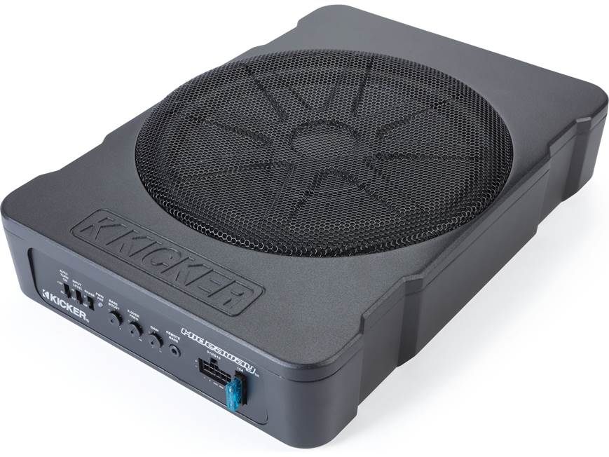 Kicker 51HS10 Hideaway™ compact powered subwoofer with 10