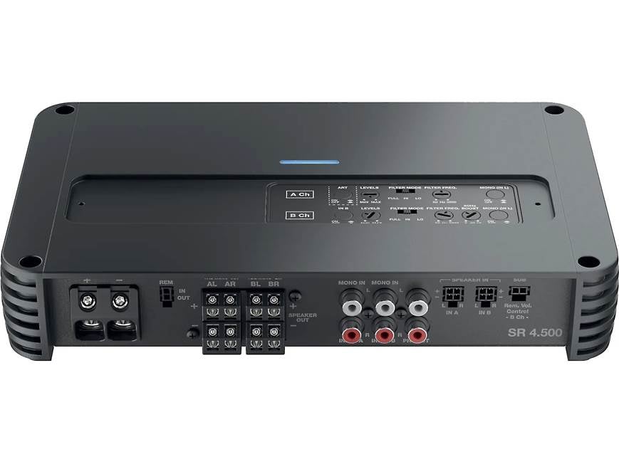 Audison SR 4.500 SR 4-channel car amplifier — 130 watts RMS x 4 at