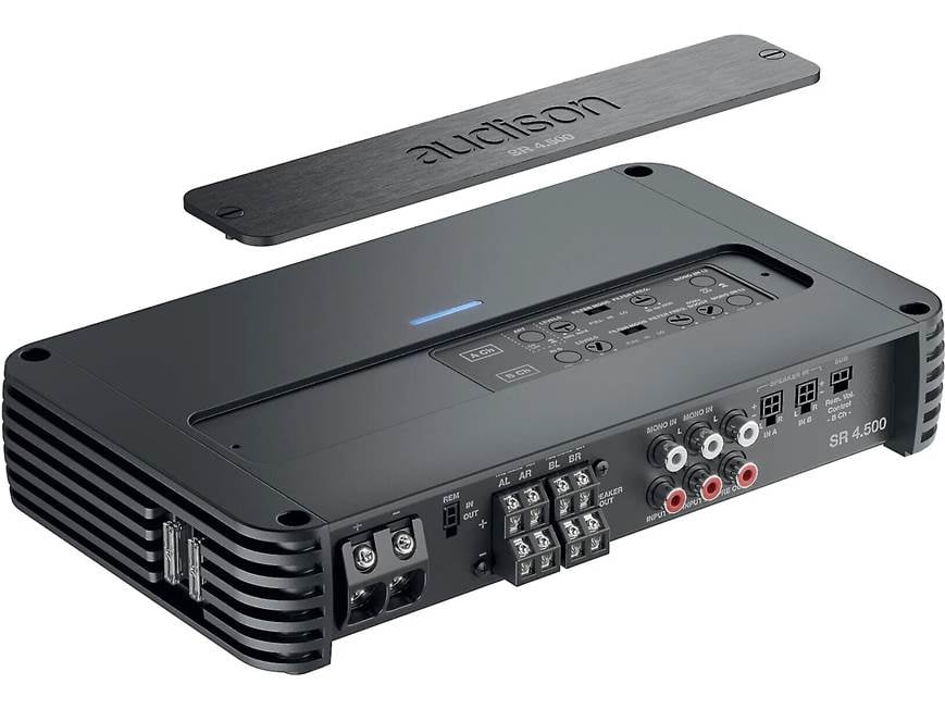 audison SR 4.500 4チャンネルアンプ Audison SR 4.500 SR 4-channel car amplifier — 130 watts RMS x 4 at