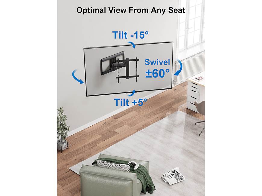 ErgoAV Motion Mount with Dual Arms and IsoTILT Technology - Thumbnail 5