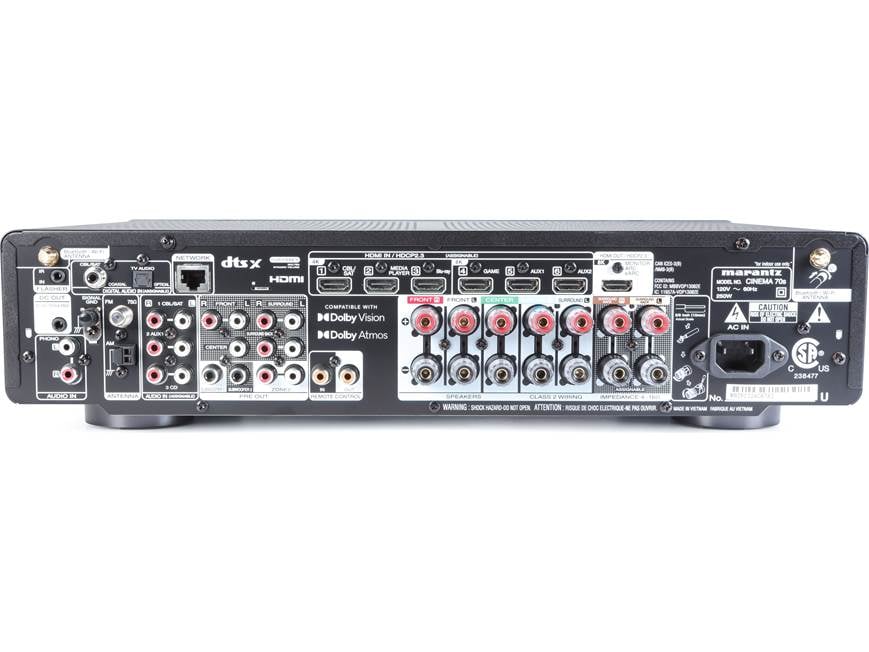 Marantz Cinema 70s 7.2-channel slimline home theater receiver with