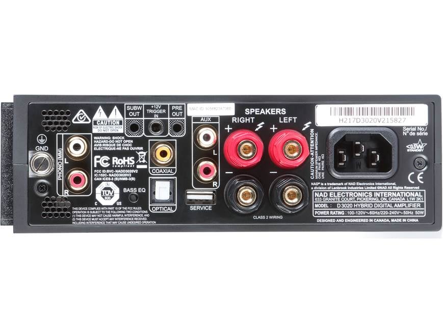 NAD D 3020 V2 Stereo integrated amplifier with built-in DAC and