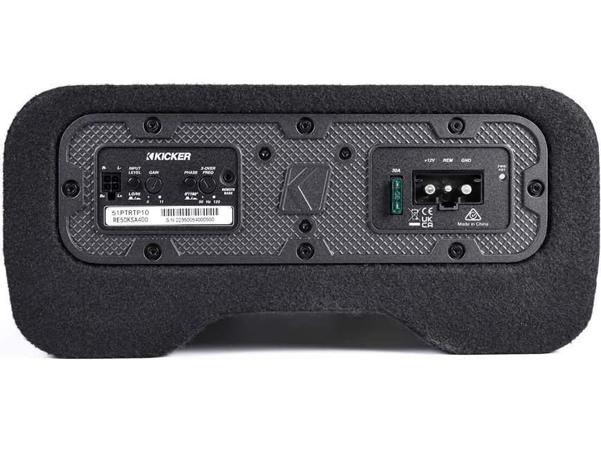Kicker 51PTRTP10 Low-profile down-firing 400-watt powered