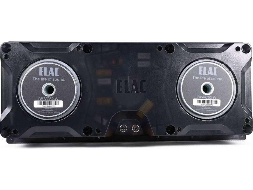 ELAC Vertex Series II IW-VC52-W In-wall center channel speaker at