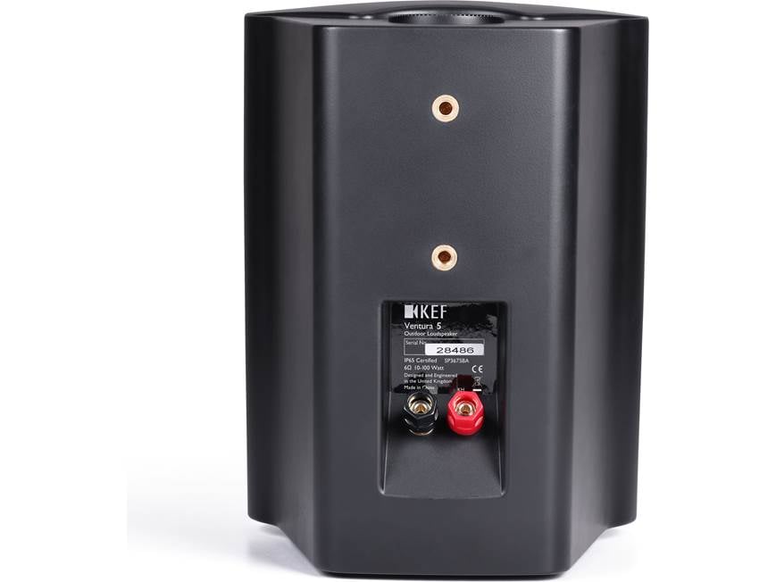 KEF Ventura 5 (Black) Weatherproof outdoor speakers (Black) at
