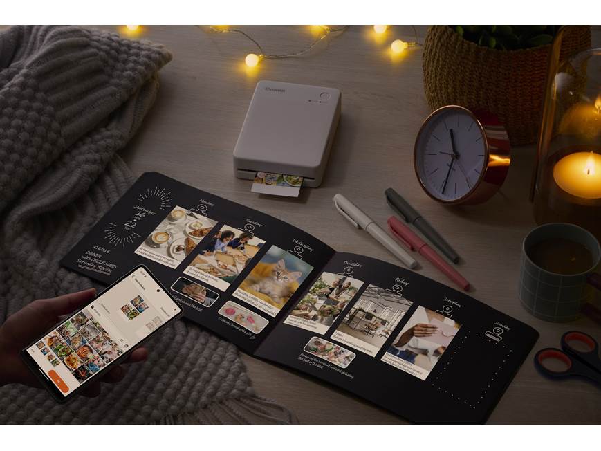 Canon SELPHY Square QX20 (White) Portable battery powered photo
