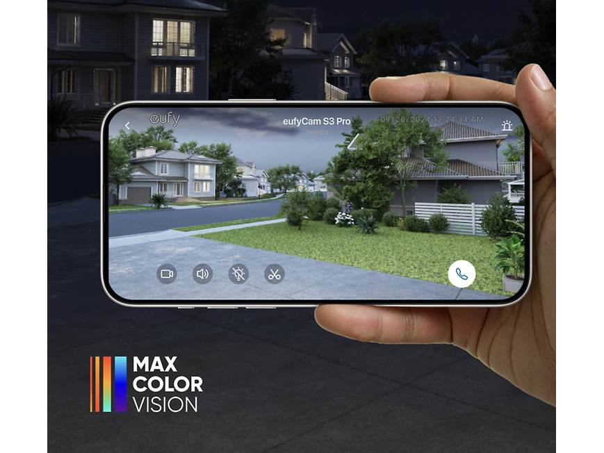 eufy by Anker eufyCam S3 Pro 4K Add-on Camera Add-on solar-powered