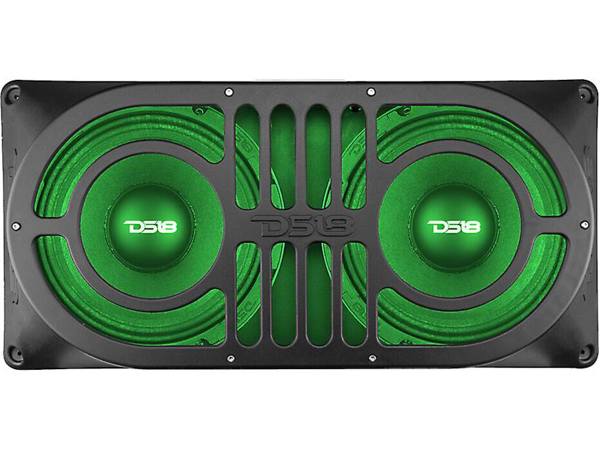 DS18 JBASS Shallow-mount enclosure for two 10
