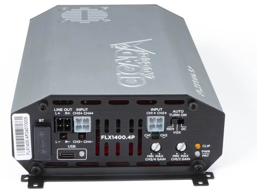 Cicada Audio FLX1400.4P FLX Pro 4-channel motorcycle amplifier