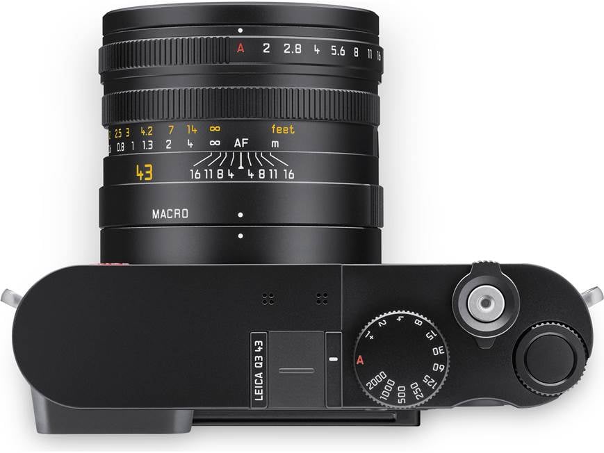 Leica Q3 43 60-megapixel full-frame compact camera with 43mm f/2