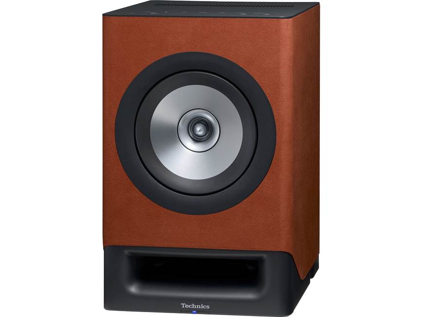 Technics SC-CX700 (Terracotta Brown) Powered stereo speakers with