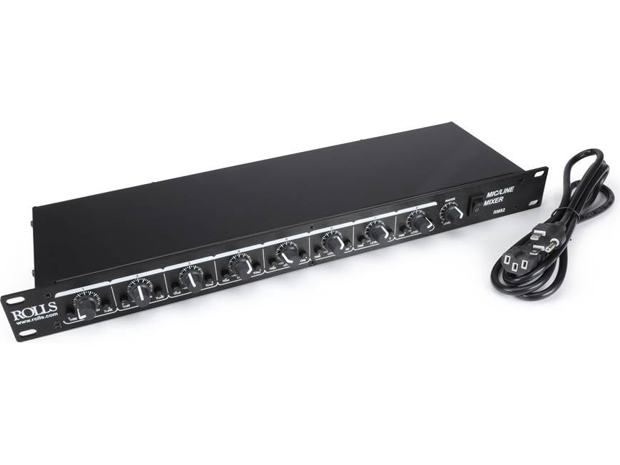 Rolls RM82 8-channel commercial mixer