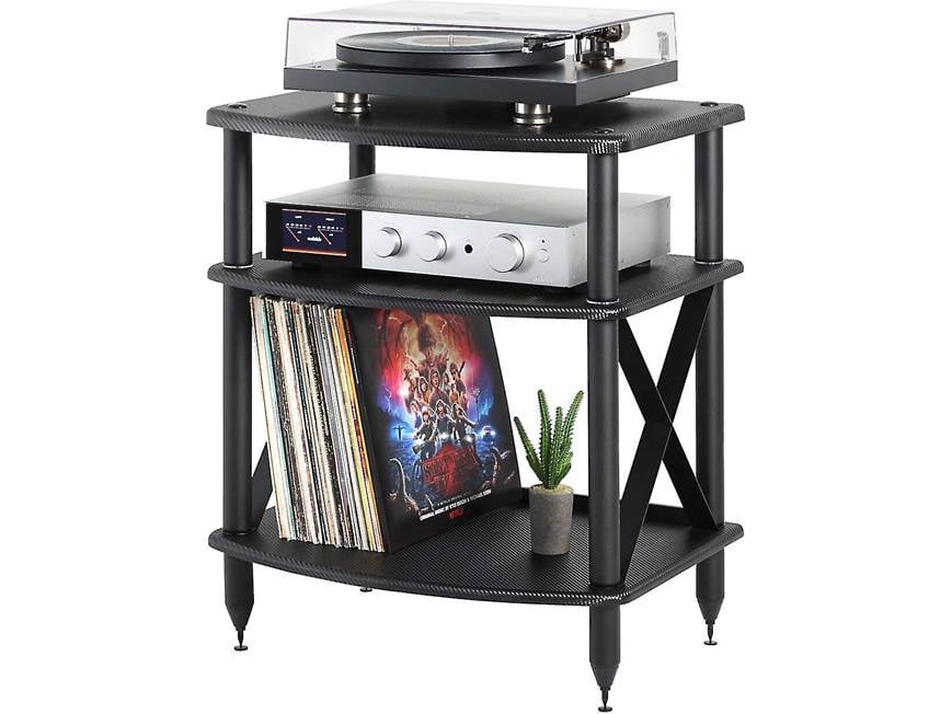 Pangea Audio Vulcan Turntable Stand (Carbon Fiber) 3-shelf audio