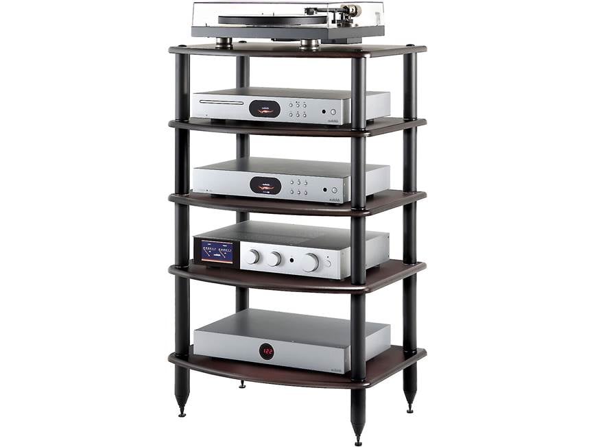 ポカポカ⑤ Pangea Audio Vulcan Audio Rack (Espresso/Black Posts) Modular 5