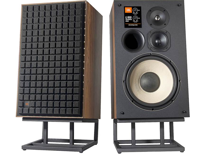 JBL L100 Classic MkII (Black Griles) Pair of vintage-styled
