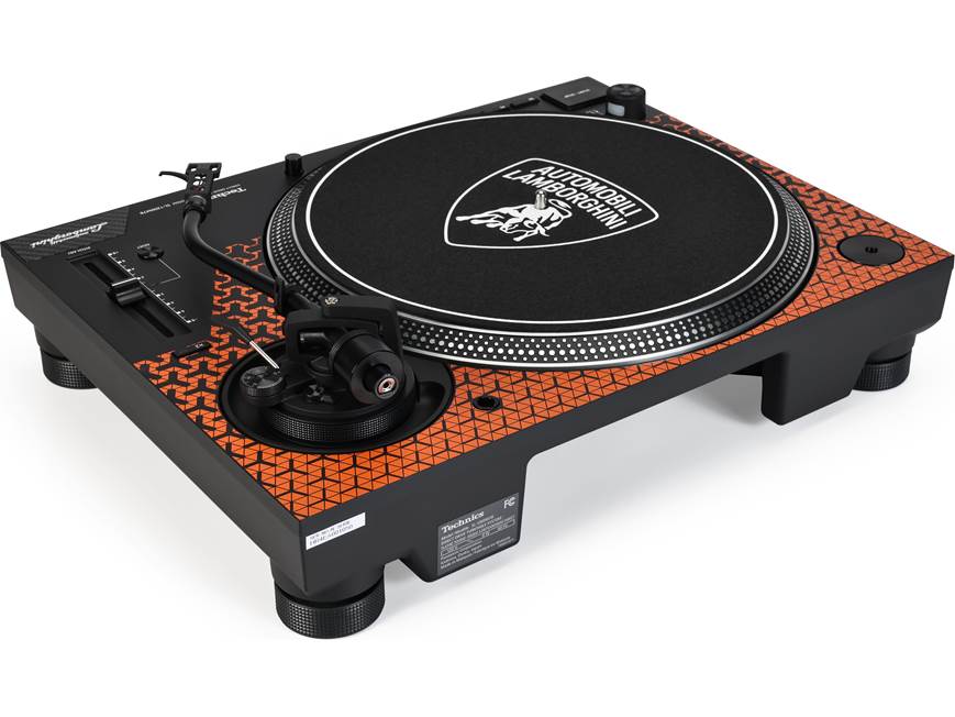 Technics SL-1200M7B (Orange) Lamborghini inspired manual direct