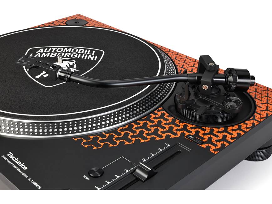Technics SL-1200M7B (Orange) Lamborghini inspired manual direct