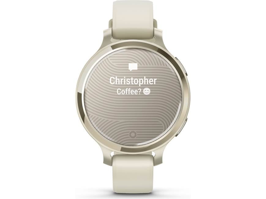 Garmin Lily 2 Active (Lunar Gold with Bone Silicone Band