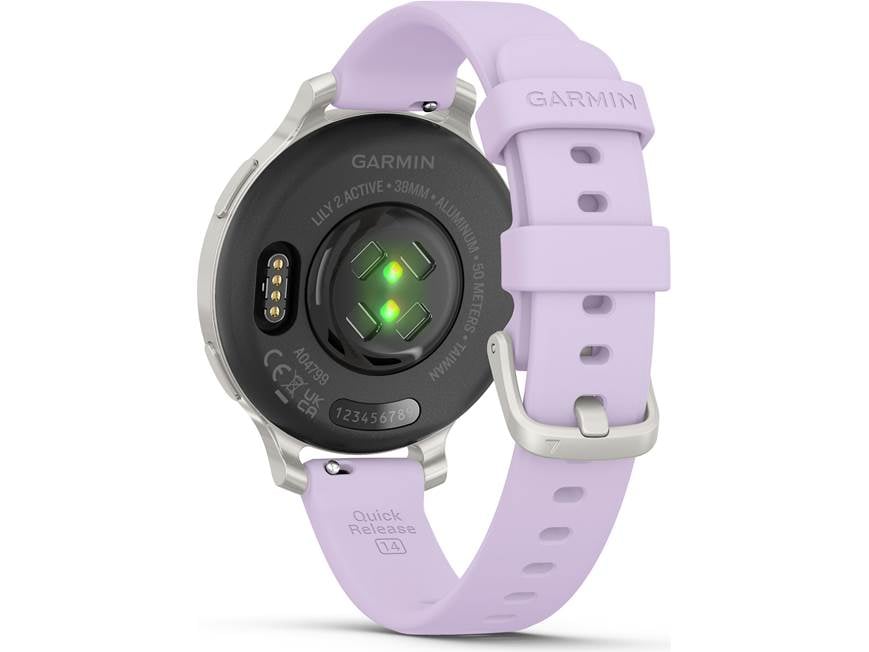 Garmin Lily 2 Active (Silver with Jasmine Silicone Band