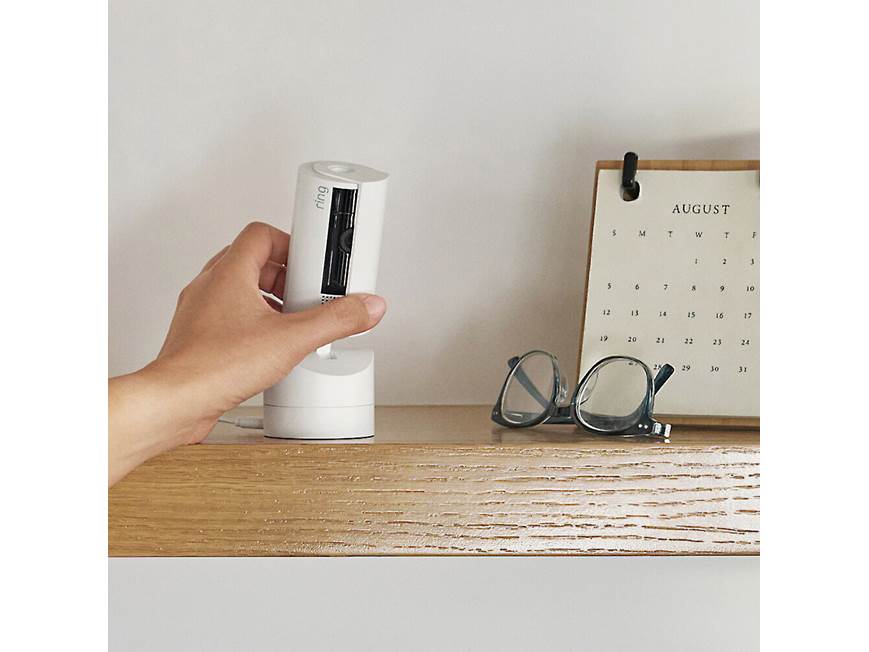 【未使用】ring Pan-Tilt Indoor Cam（ホワイト）2点セット Ring Pan-Tilt Indoor Cam (White) Plug-in indoor security camera