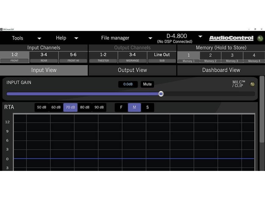 AudioControl DM-608 Digital Signal Processor DSP with 6 inputs and