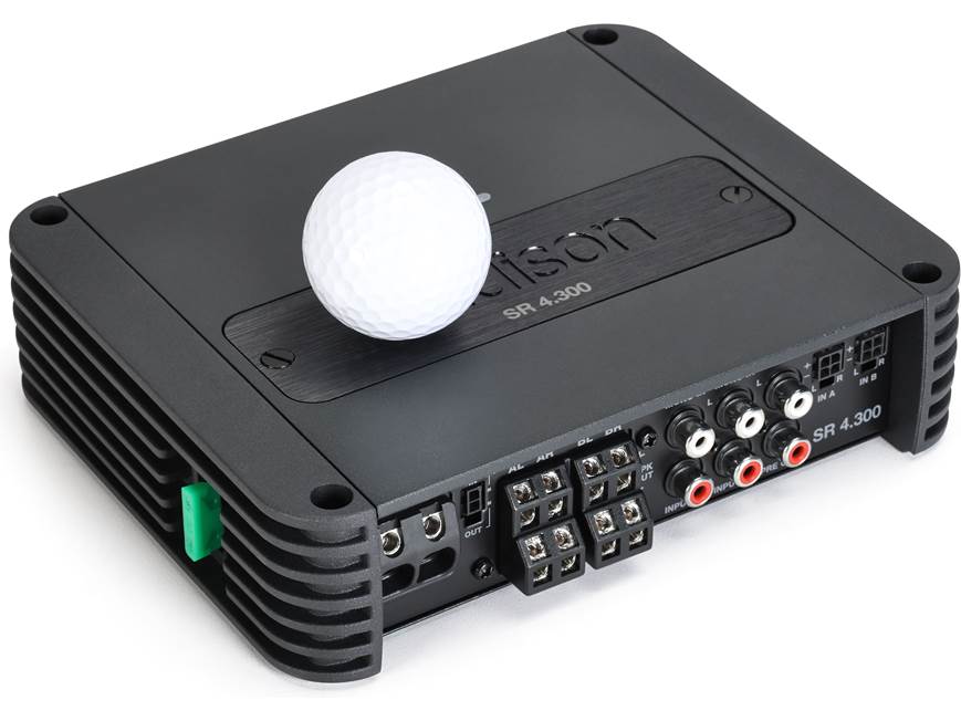 Audison SR 4.300 SR 4-channel car amplifier — 85 watts RMS x 4 at