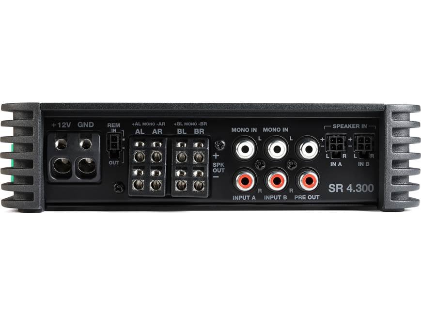 Audison SR 4.300 SR 4-channel car amplifier — 85 watts RMS x 4 at