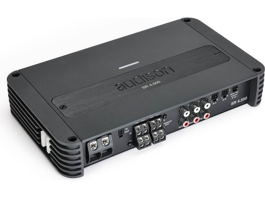 audison SR 4.500 4チャンネルアンプ Audison SR 4.500 SR 4-channel car amplifier — 130 watts RMS x 4 at