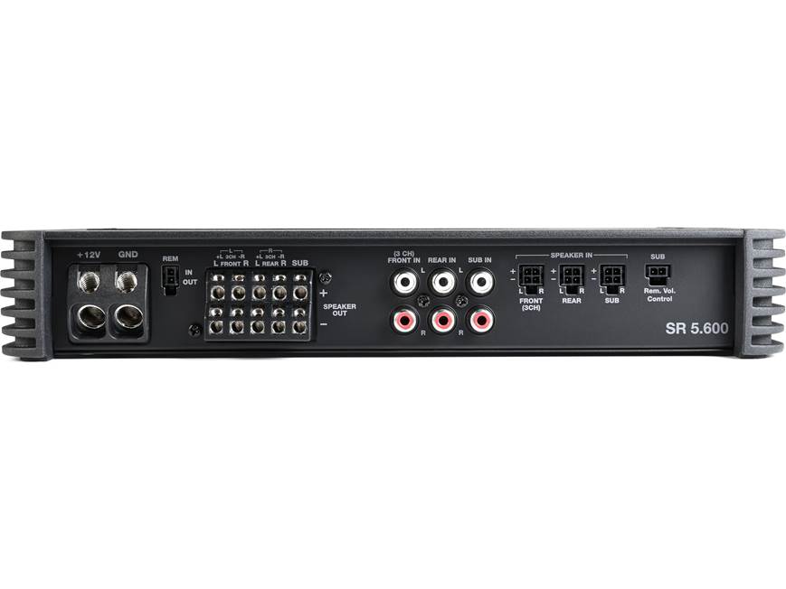 Audison SR 5.600 SR 5-channel car amplifier — 75 watts RMS x 4 at