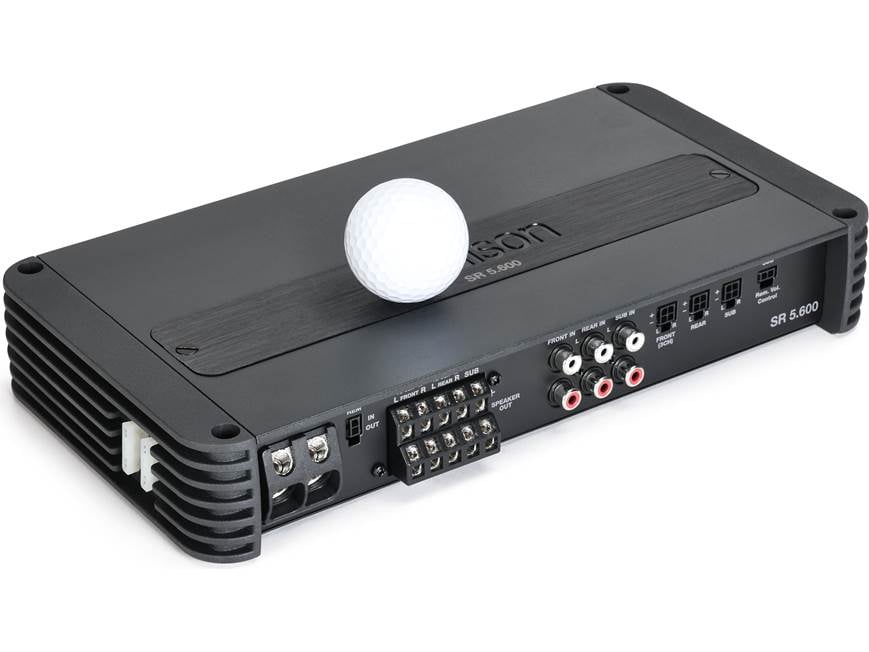 Audison SR 5.600 SR 5-channel car amplifier — 75 watts RMS x 4 at