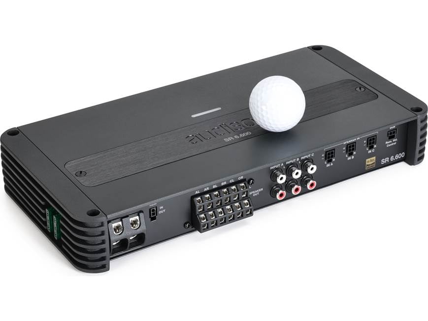 Audison SR 6.600 SR 6-channel car amplifier — 85 watts RMS x 4 at