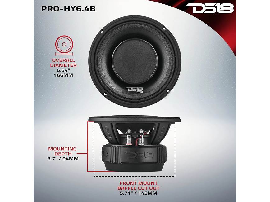 DS18 PRO-HY6.4B Pro 6-1/2