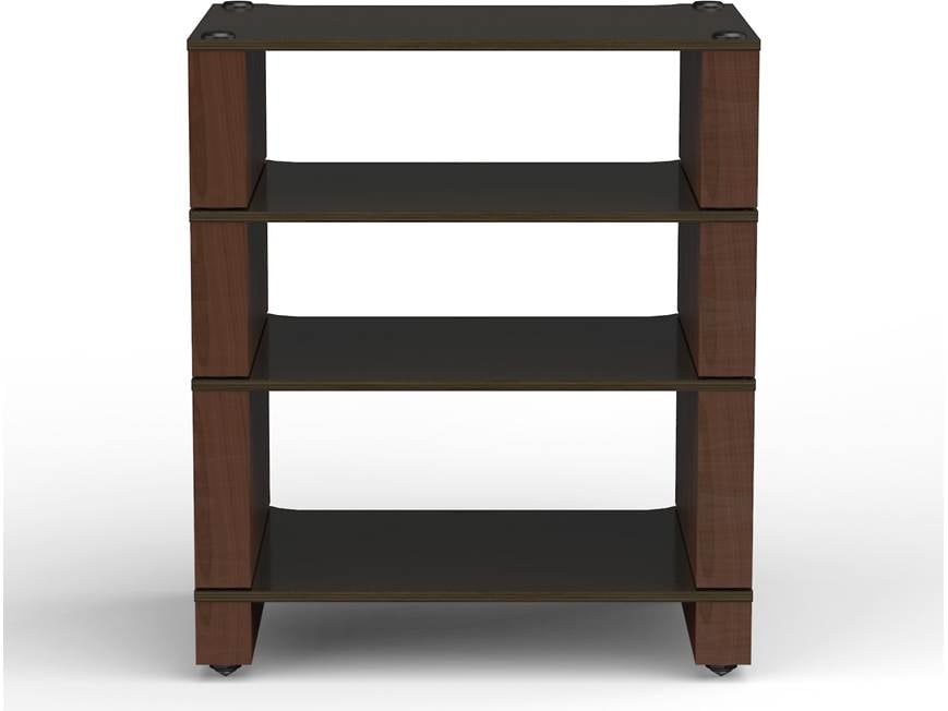 Blok Stax 2G 4-Shelf Collection (Black Ash/Natural Walnut) Modular