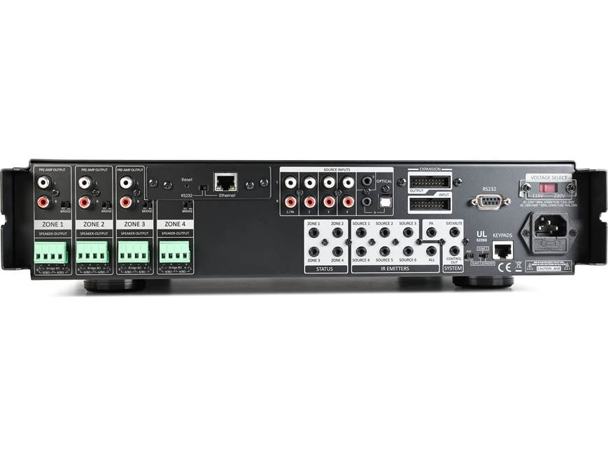 OSD NERO MAX8 4-zone, 8-channel multi-room power amplifier with