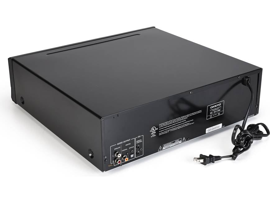 Onkyo DX-C390 6-CD changer with MP3 CD playback at Crutchfield