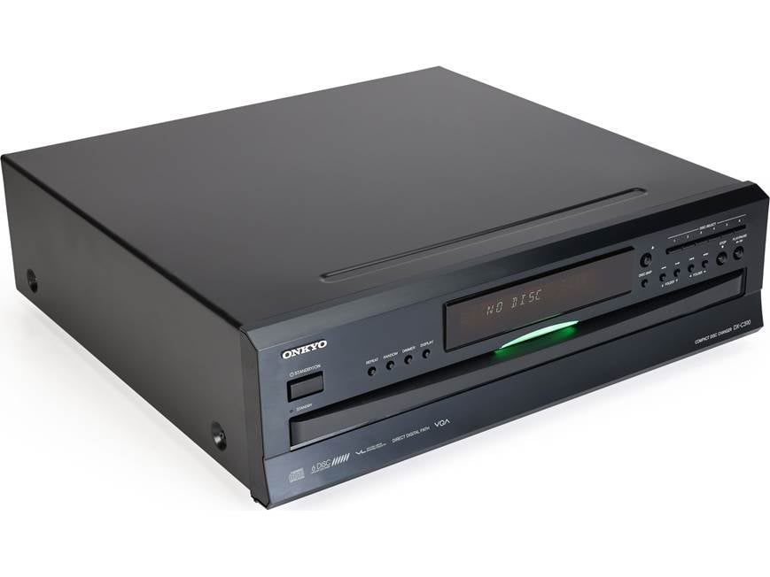 Onkyo DX-C390 6-CD changer with MP3 CD playback at Crutchfield