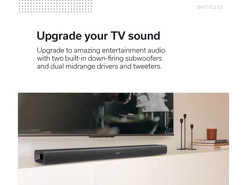 Denon DHT-C210: price, highlights, specs, photos - Crutchfield