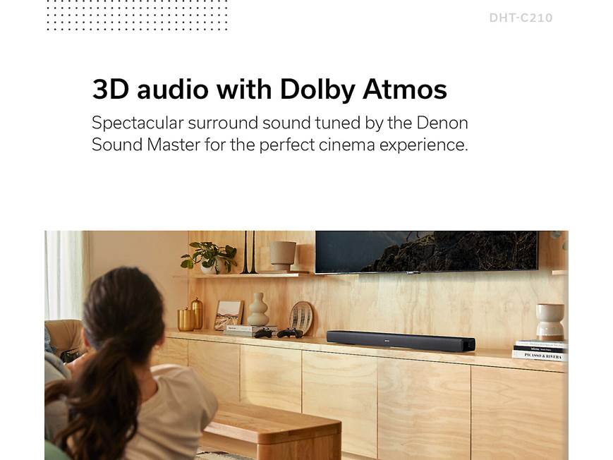 Denon DHT-C210: price, highlights, specs, photos - Crutchfield