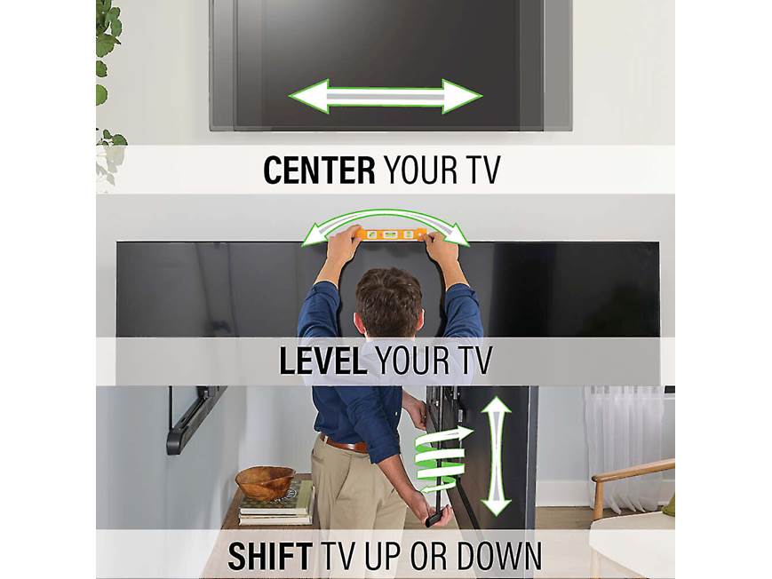 Sanus VLF828 Advanced full-motion 4D® + Shift™ wall mount for TVs