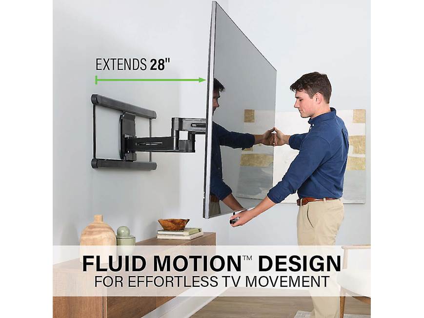 Sanus VLF828 Advanced full-motion 4D® + Shift™ wall mount for TVs