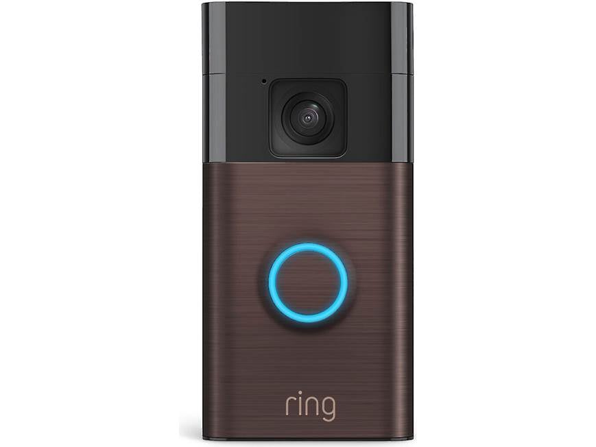 Ring Battery Doorbell (2024) (Venetian Bronze) Hardwired or