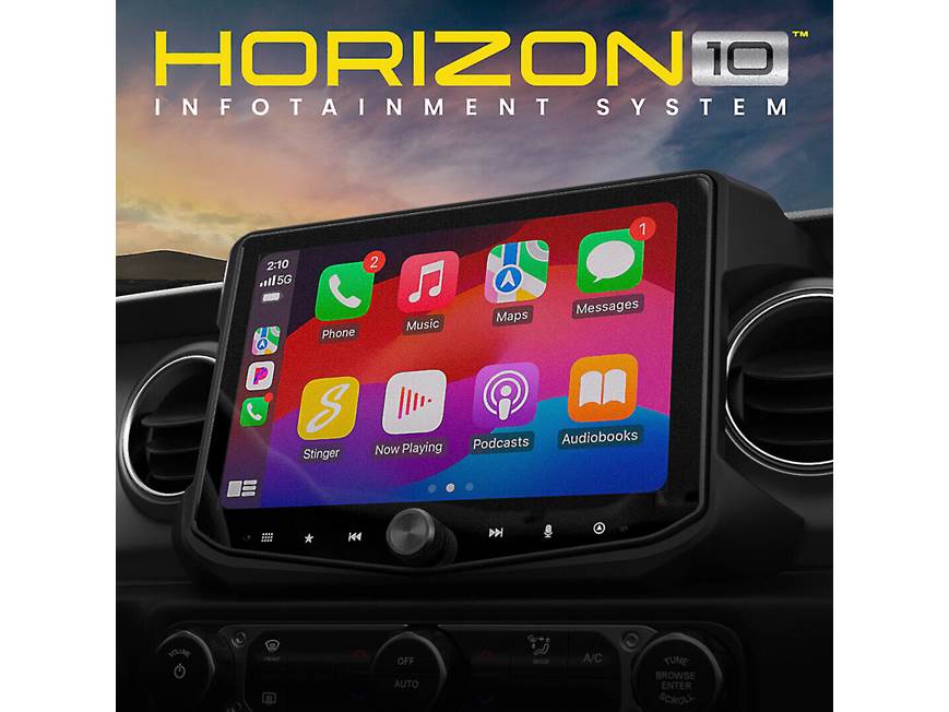 Stinger IX210 HORIZON10 digital multimedia receiver with floating