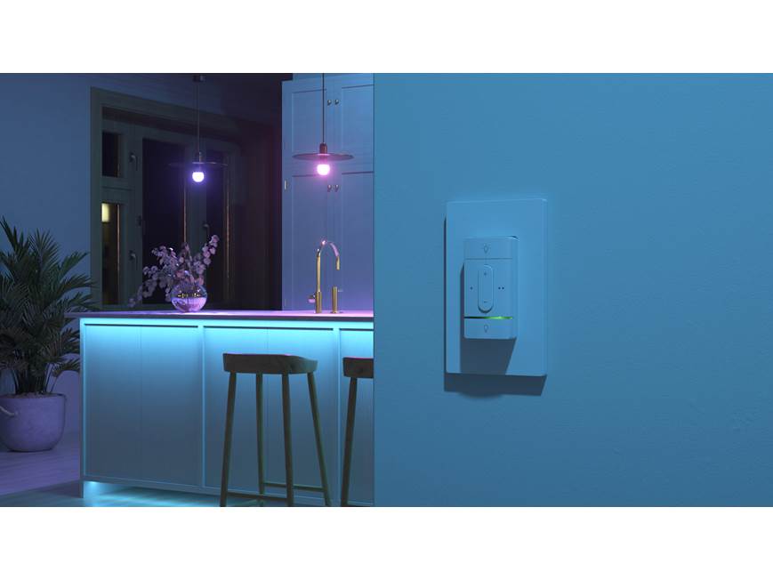 スマート照明、スイッチ Nanoleaf  Essentials A60 E26とeve button elgato Nanoleaf Sense+ Wireless Switch Battery-powered control for